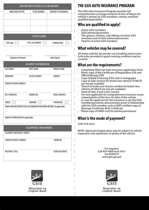Protect Your Vehicle with GSIS Motor Vehicle Insurance: Here’s .